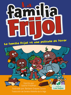 cover image of La familia Frijol ve una película de terror